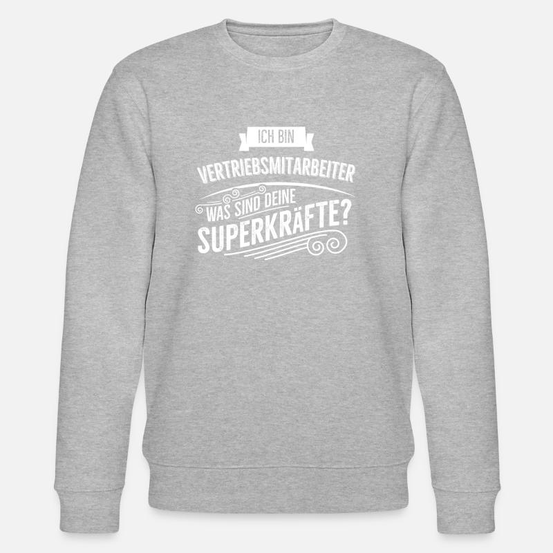 Vertriebsmitarbeiter - Stanley/Stella Unisex Bio-Sweatshirt CHANGER  - Grau meliert