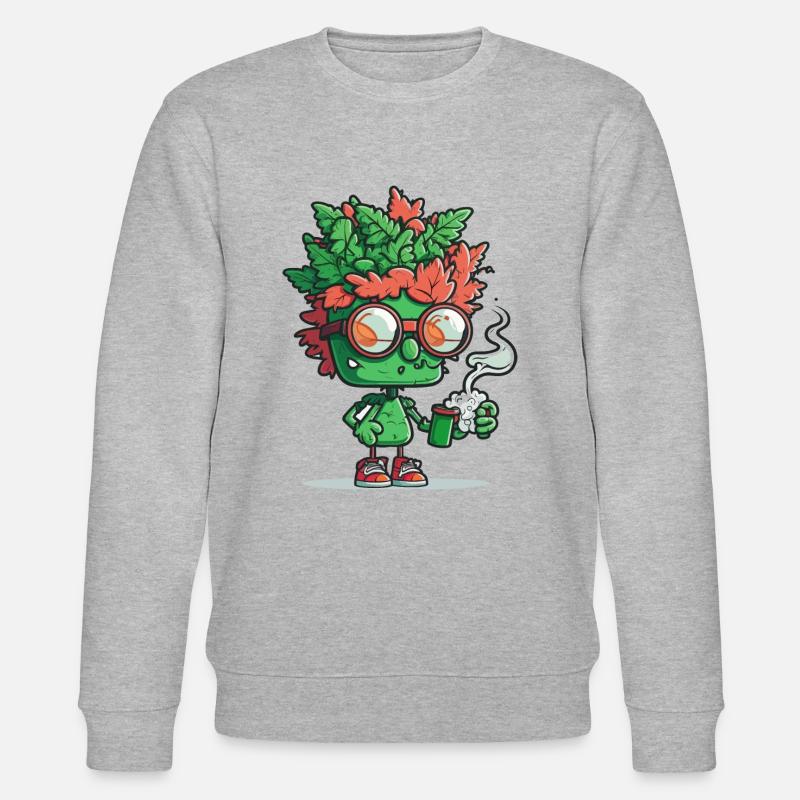 Petes Party - Stanley/Stella Unisex Bio-Sweatshirt CHANGER  - Grau meliert