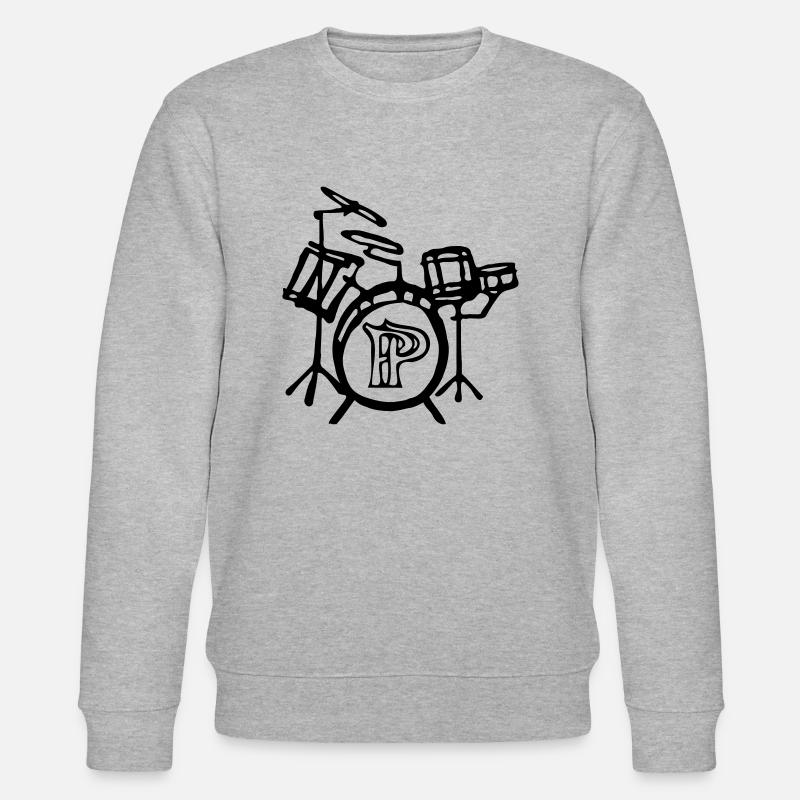 Schlagzeug - Stanley/Stella Unisex Bio-Sweatshirt CHANGER  - Grau meliert