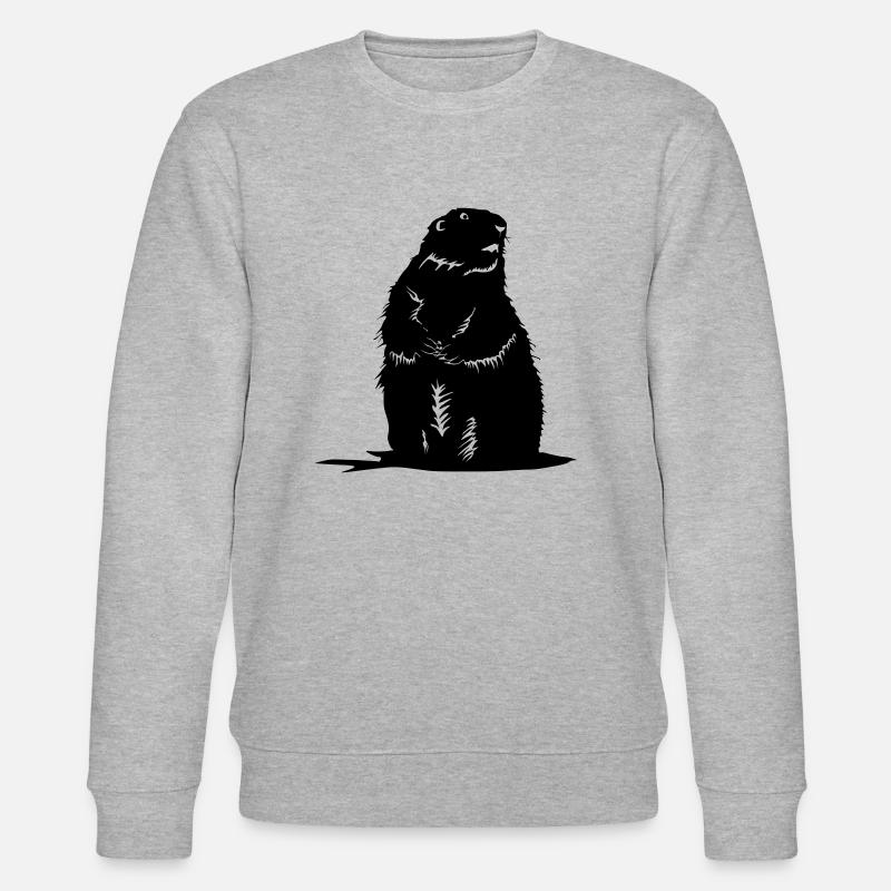 Murmeltier - Stanley/Stella Unisex Bio-Sweatshirt CHANGER  - Grau meliert