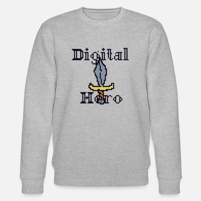 Épée de pixel, héros numérique - Sweat bio CHANGER Stanley/Stella Unisexe - gris chiné