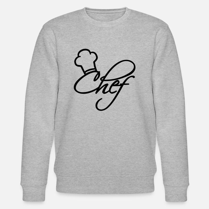 Chapeau de chef cuisinier - Sweat bio CHANGER Stanley/Stella Unisexe - gris chiné