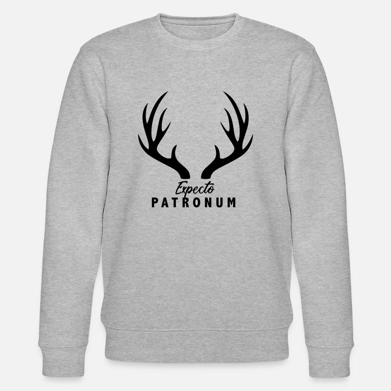 Expecto Patronum Patronus - Deer Hirsch - Sweat bio CHANGER Stanley/Stella Unisexe - gris chiné