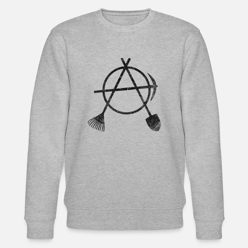 garten diy - Stanley/Stella Unisex Bio-Sweatshirt CHANGER  - Grau meliert