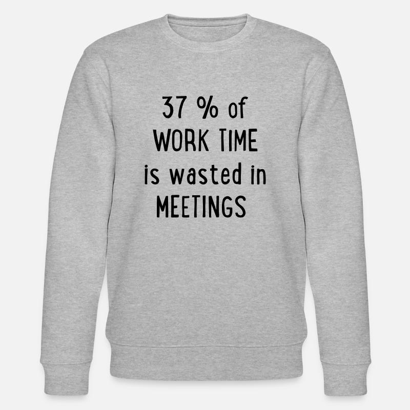 Meeting - Stanley/Stella Unisex Bio-Sweatshirt CHANGER  - Grau meliert