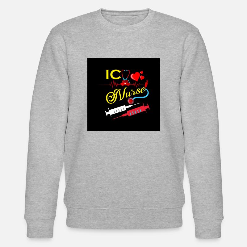 Conception de l’injection infirmière - Sweat bio CHANGER Stanley/Stella Unisexe - gris chiné