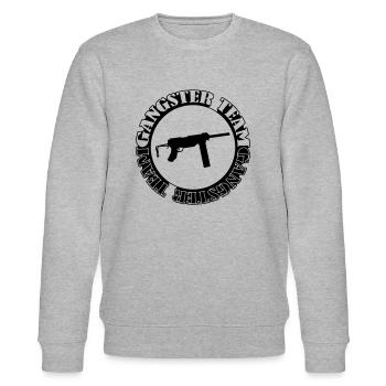 Gangster Team Gun 001 - Sweat bio CHANGER Stanley/Stella Unisexe - gris chiné - Devant - Nik (191cm) & Marisol (170cm)