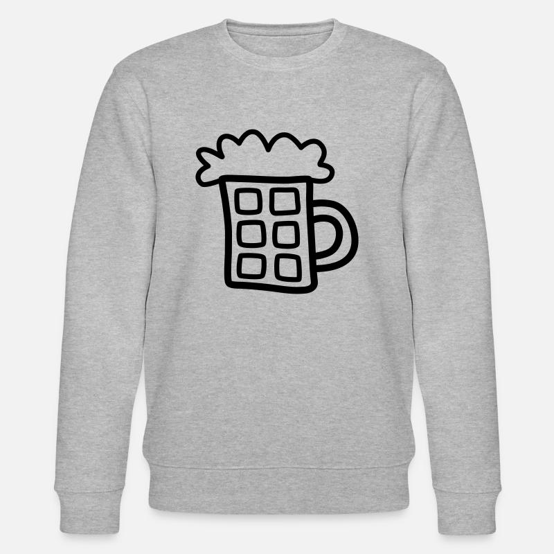 Bière 1 - Sweat bio CHANGER Stanley/Stella Unisexe - gris chiné