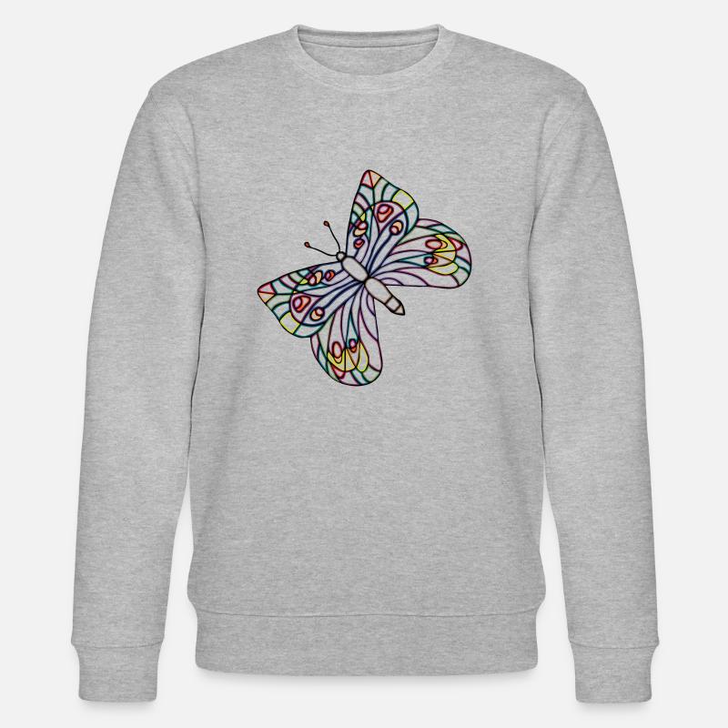 papillon - Sweat bio CHANGER Stanley/Stella Unisexe - gris chiné