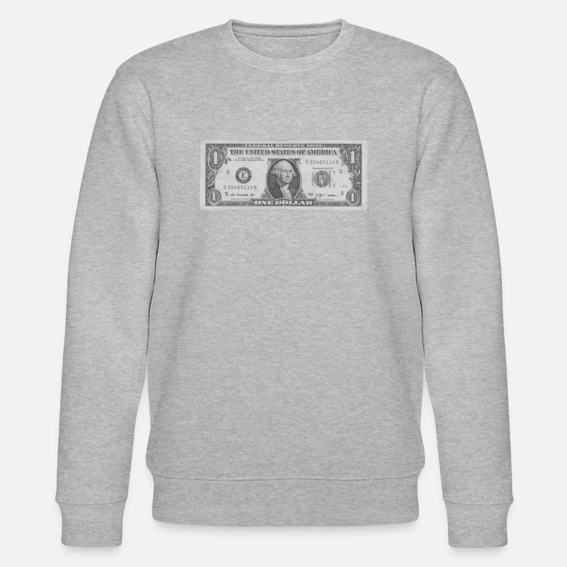 1 Dollar - Stanley/Stella Unisex Bio-Sweatshirt CHANGER  - Grau meliert