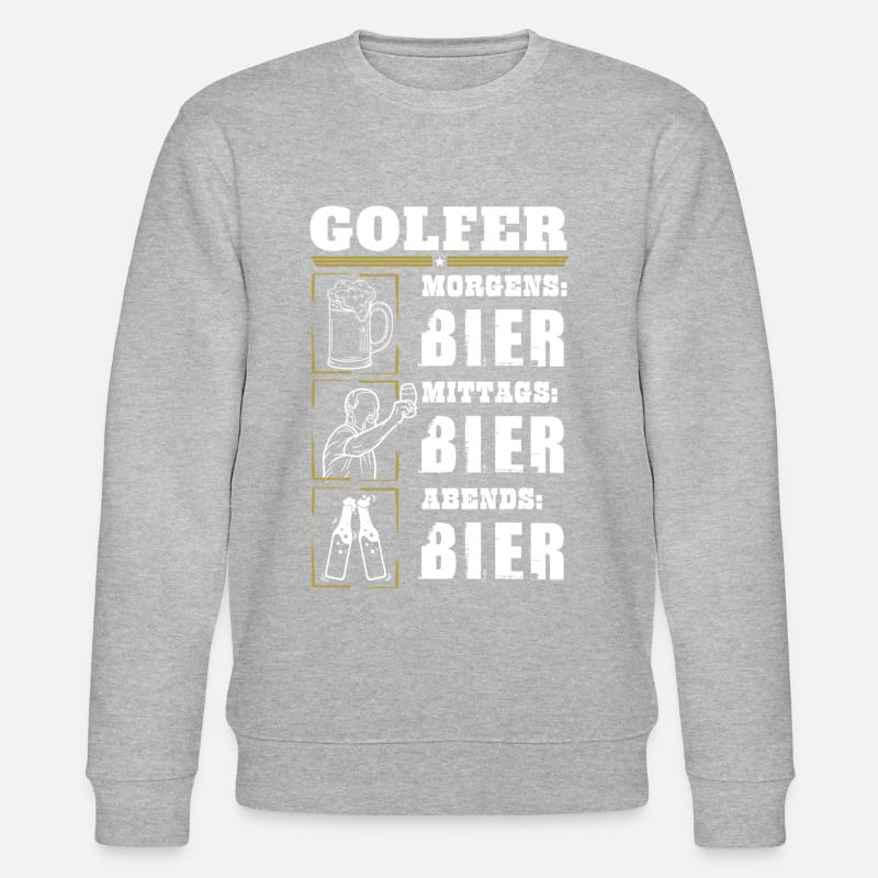 Mon quotidien de golfeur - Sweat bio CHANGER Stanley/Stella Unisexe - gris chiné