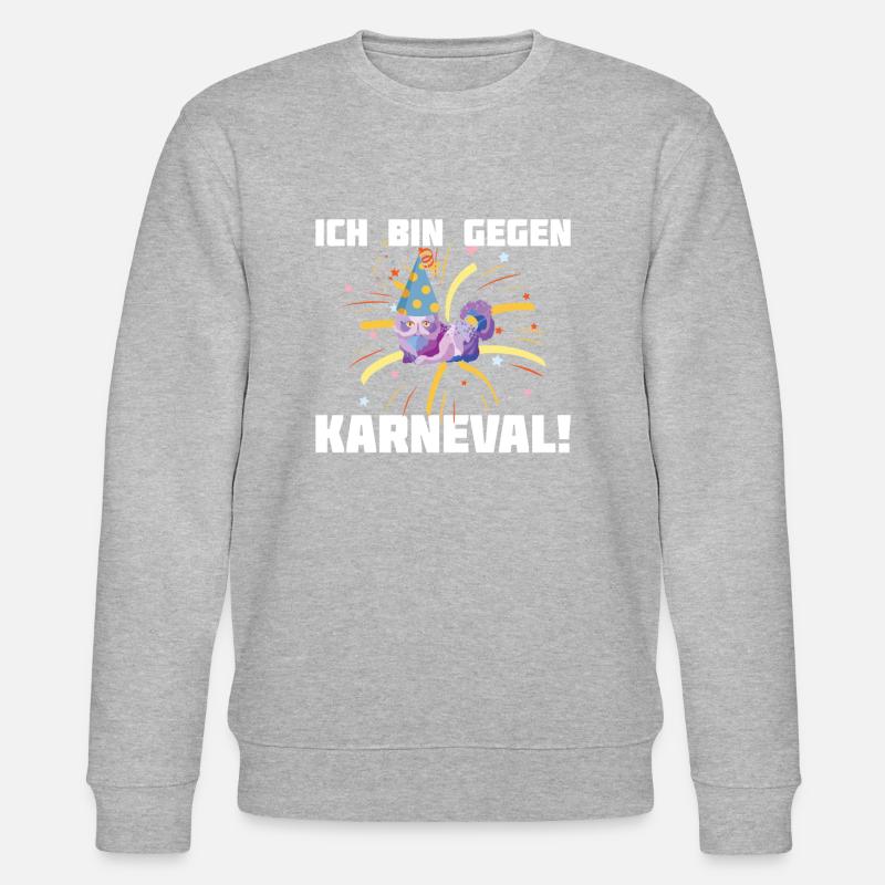 Ich bin gegen Karneval - Stanley/Stella Unisex Bio-Sweatshirt CHANGER  - undefined