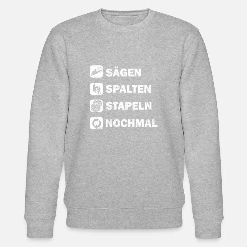 SÄGEN SPALTEN STAPELN NOCHMAL - Stanley/Stella Unisex Bio-Sweatshirt CHANGER  - undefined