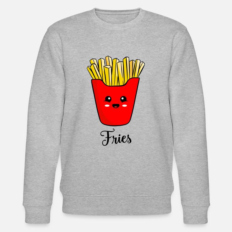 frites - Sweat bio CHANGER Stanley/Stella Unisexe - gris chiné