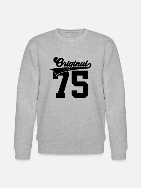 51ST BIRTHDAY 1975 ORIGINAL 75 - Stanley/Stella CHANGER Unisex Organic Sweatshirt - heather grey