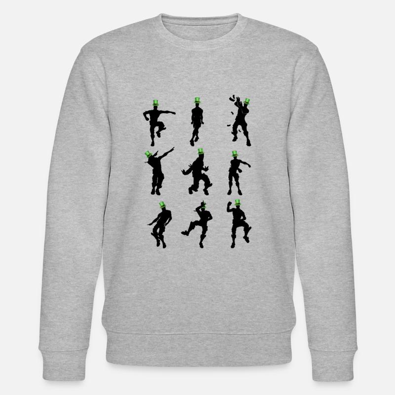 Saint Patrick Day Dance - Stanley/Stella CHANGER Unisex Organic Sweatshirt - heather grey