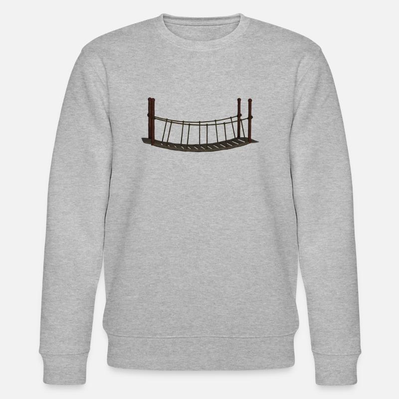 pont pont bauen7 architecture architecture - Sweat bio CHANGER Stanley/Stella Unisexe - gris chiné