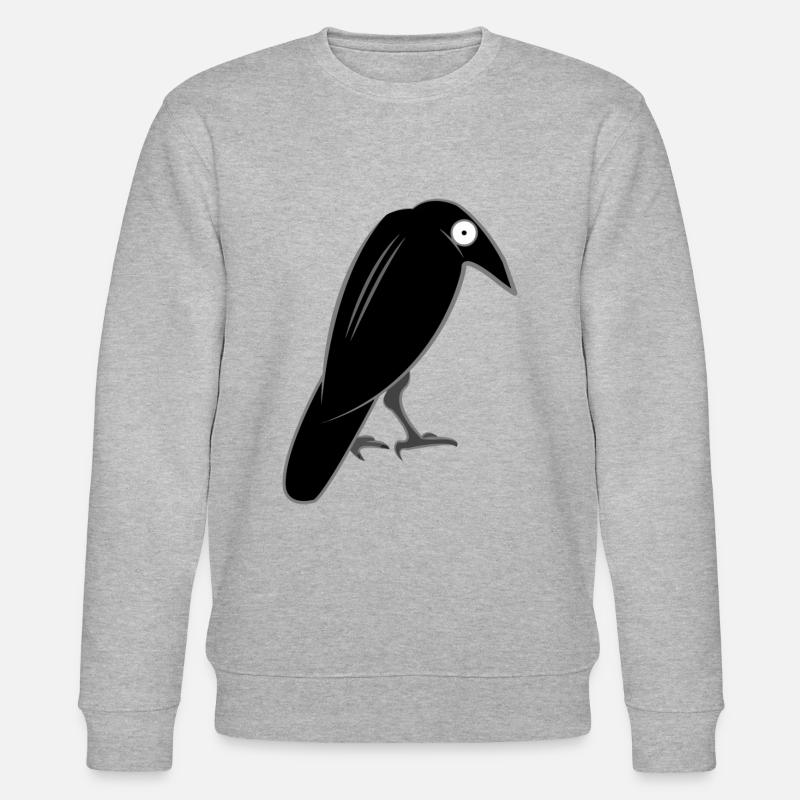 corbeau - Sweat bio CHANGER Stanley/Stella Unisexe - gris chiné