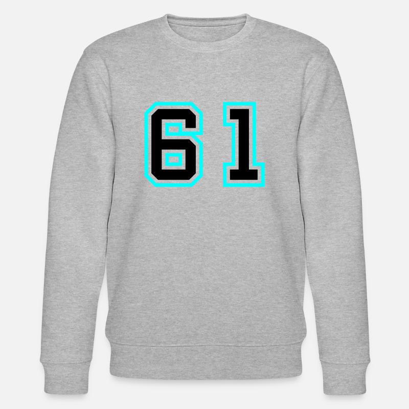 61 Symbole numérique - Sweat bio CHANGER Stanley/Stella Unisexe - gris chiné