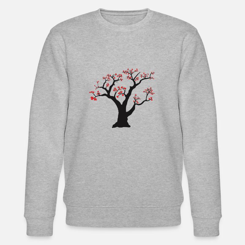 Baum - Stanley/Stella Unisex Bio-Sweatshirt CHANGER  - Grau meliert