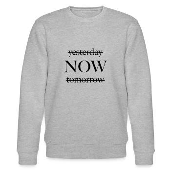 Motivation - Stanley/Stella Unisex Bio-Sweatshirt CHANGER  - Grau meliert - Vorne - Nik (191cm) & Marisol (170cm)