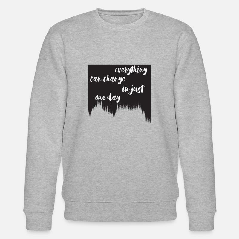 Sort - Sweat bio CHANGER Stanley/Stella Unisexe - gris chiné