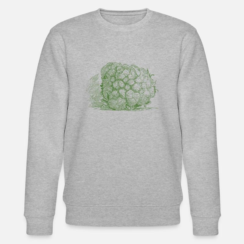 Cauliflower cauliflower halloween vegetable vegetable - Stanley/Stella CHANGER Unisex Organic Sweatshirt - heather grey