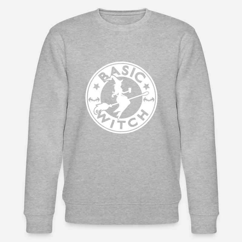 Coffee witch - Stanley/Stella CHANGER Unisex Organic Sweatshirt - heather grey