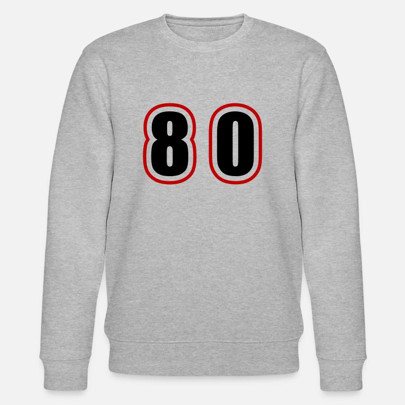 80 Nombre Collège - Sweat bio CHANGER Stanley/Stella Unisexe - gris chiné