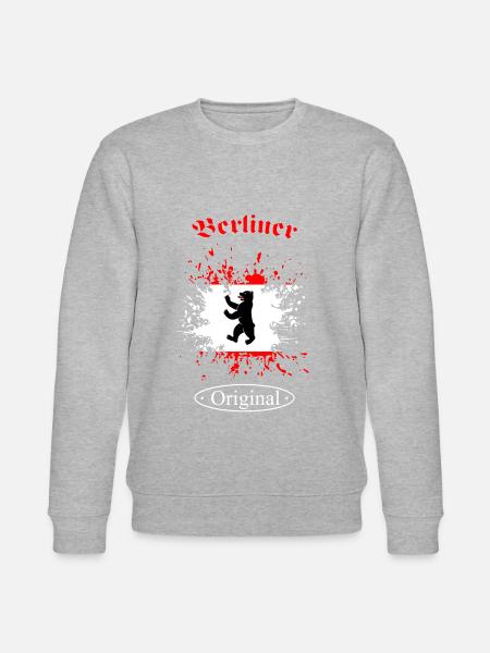Berliner Original - Stanley/Stella Unisex Bio-Sweatshirt CHANGER - Grau meliert