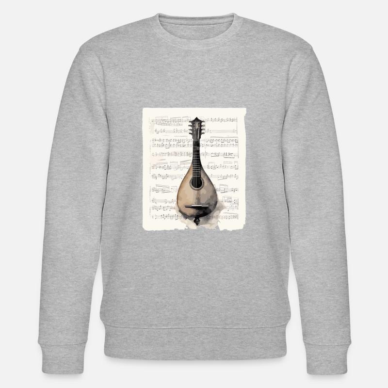 Authentische Balalaika-musik, Traditionelles - Stanley/Stella Unisex Bio-Sweatshirt CHANGER  - Grau meliert