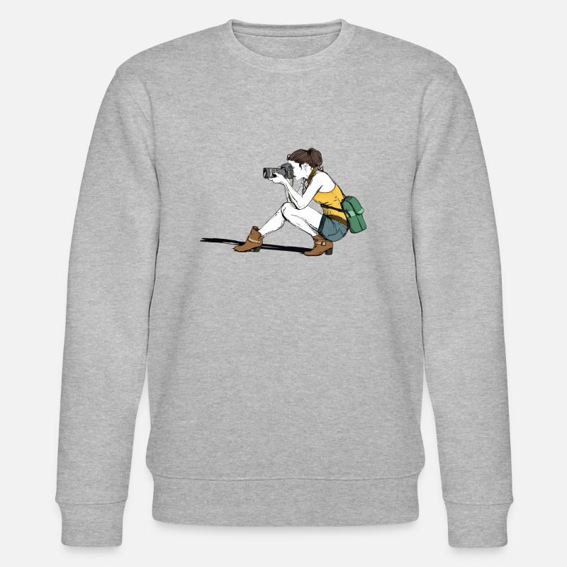 un beau photographe - Sweat bio CHANGER Stanley/Stella Unisexe - gris chiné