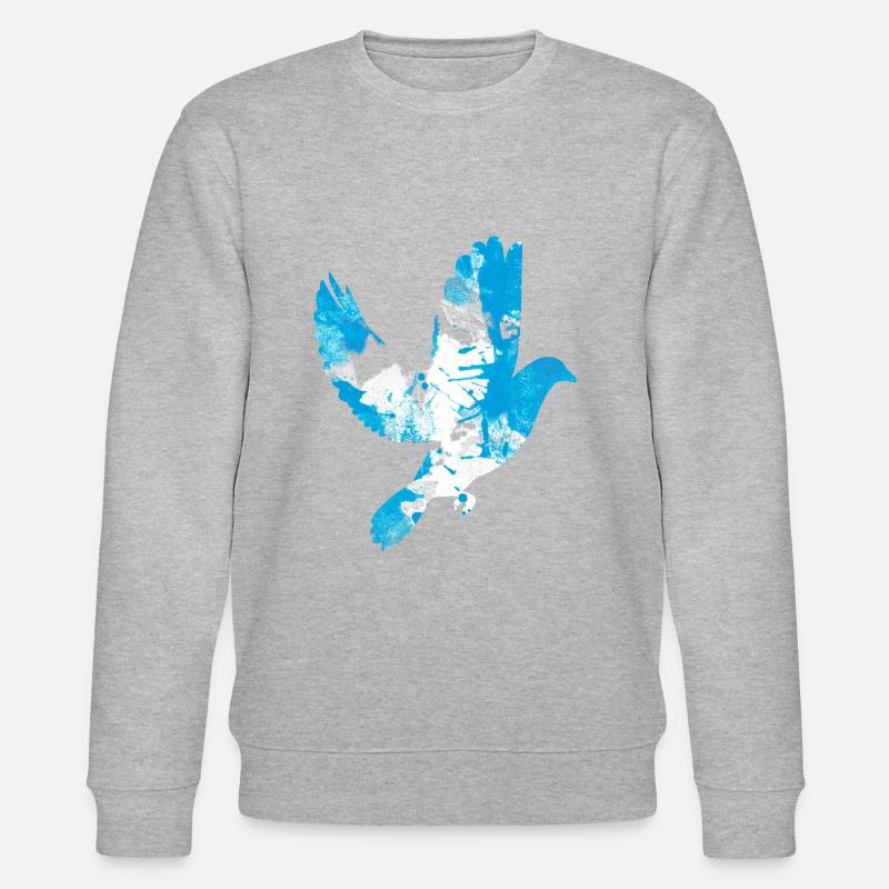 Colombe de la paix bavaroise - Sweat bio CHANGER Stanley/Stella Unisexe - gris chiné
