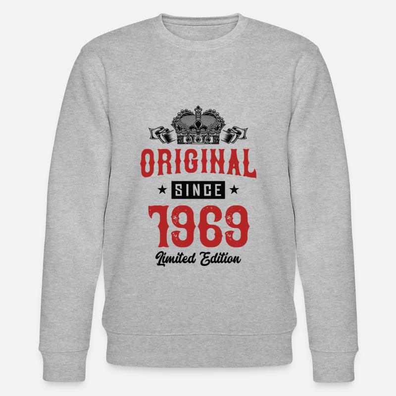 Édition limitée de 1969 - Sweat bio CHANGER Stanley/Stella Unisexe - gris chiné