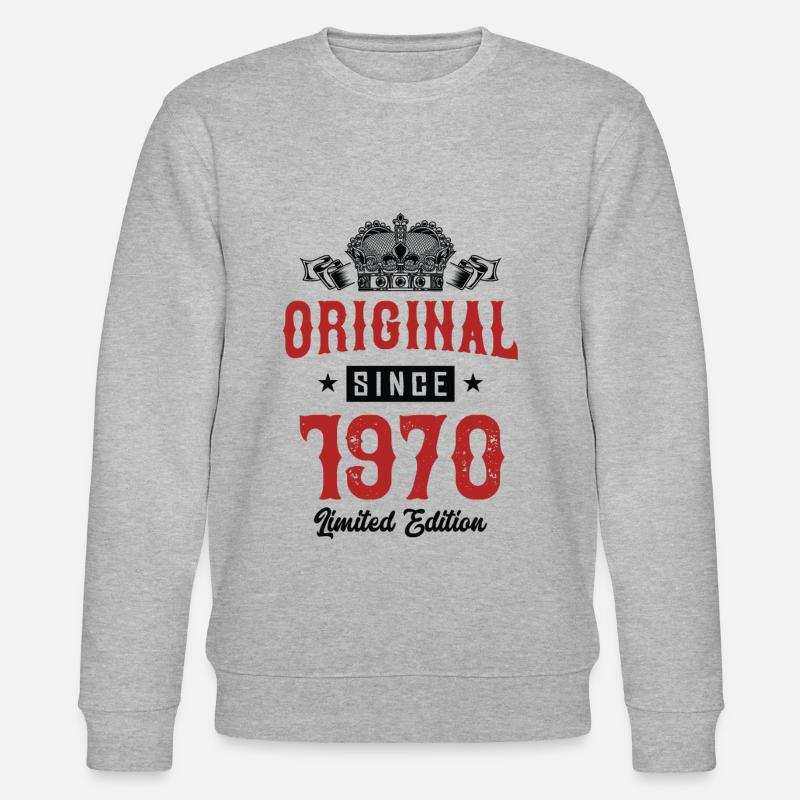 1970 Édition limitée - Sweat bio CHANGER Stanley/Stella Unisexe - gris chiné