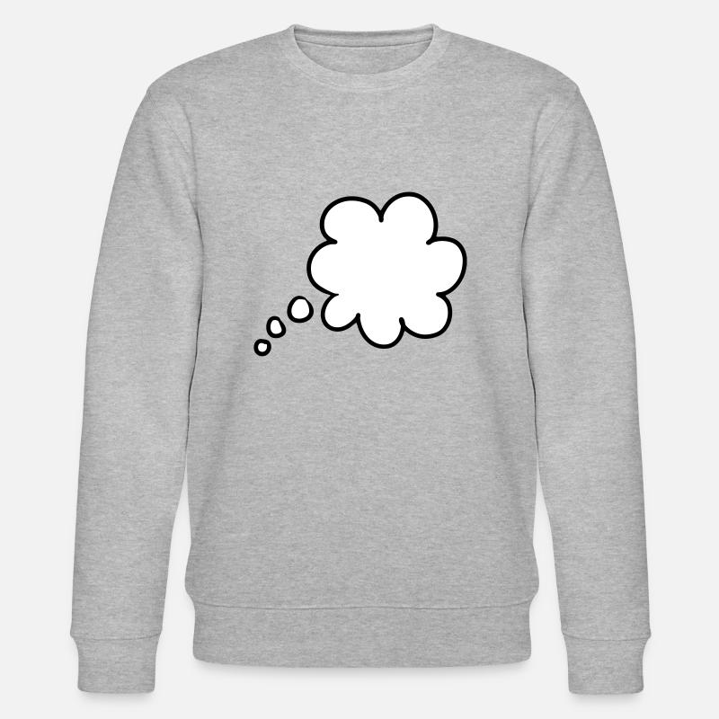 Thought bubble thought bubble - Stanley/Stella CHANGER Unisex Organic Sweatshirt - heather grey