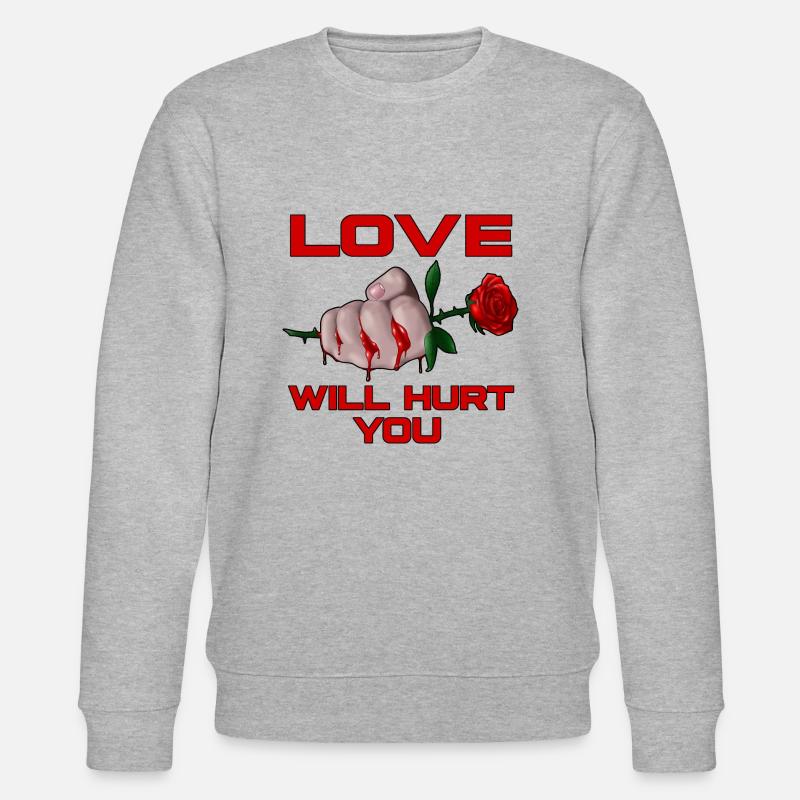 L’amour vous fera mal - Sweat bio CHANGER Stanley/Stella Unisexe - gris chiné