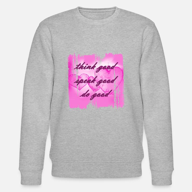think good 2 - Stanley/Stella CHANGER Unisex Organic Sweatshirt - heather grey