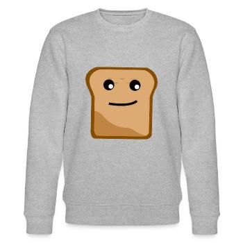 Toast :) - Stanley/Stella Unisex Bio-Sweatshirt CHANGER  - Grau meliert - Vorne - Nik (191cm) & Marisol (170cm)