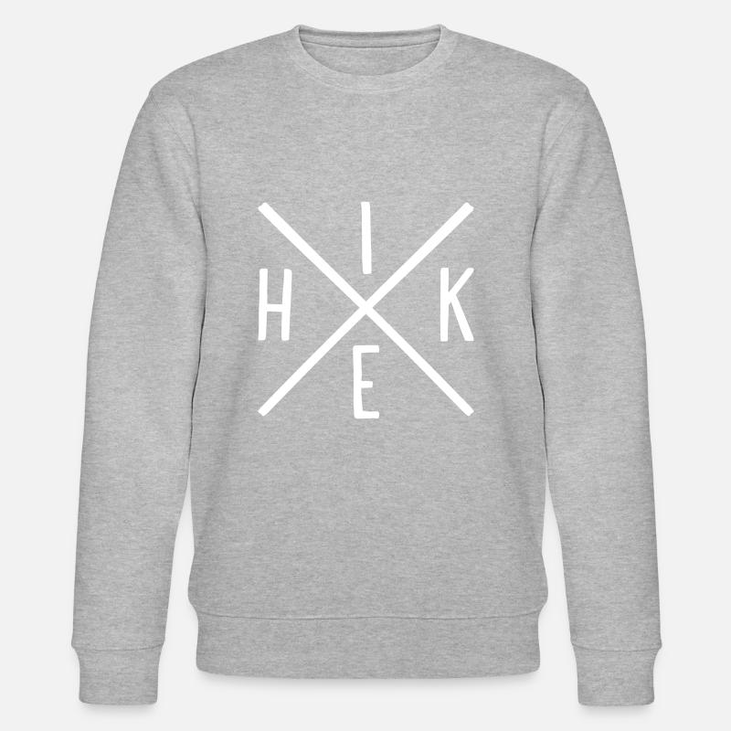 Hike - Stanley/Stella Unisex Bio-Sweatshirt CHANGER  - Grau meliert