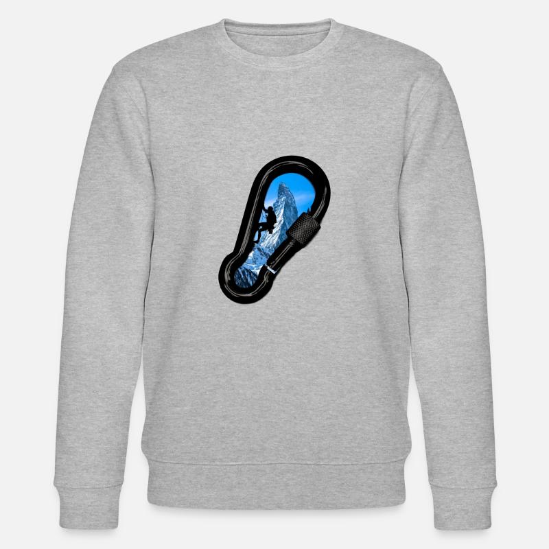 Klettern - Stanley/Stella Unisex Bio-Sweatshirt CHANGER  - Grau meliert