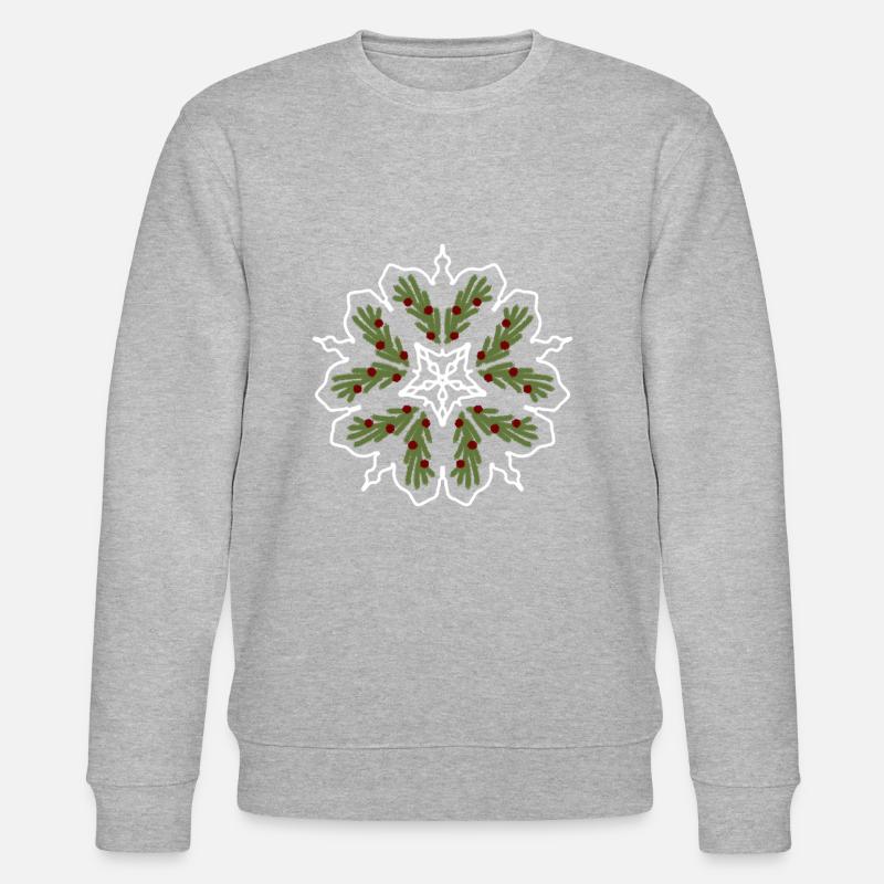 Flocon de Noël moche - Sweat bio CHANGER Stanley/Stella Unisexe - gris chiné