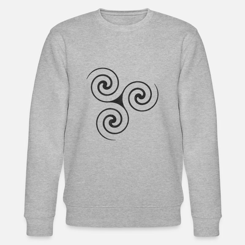Wirbel - Stanley/Stella Unisex Bio-Sweatshirt CHANGER  - Grau meliert