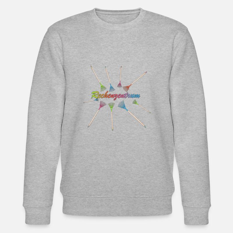 "Rechenzentrum" kunterbunt - Stanley/Stella Unisex Bio-Sweatshirt CHANGER  - Grau meliert