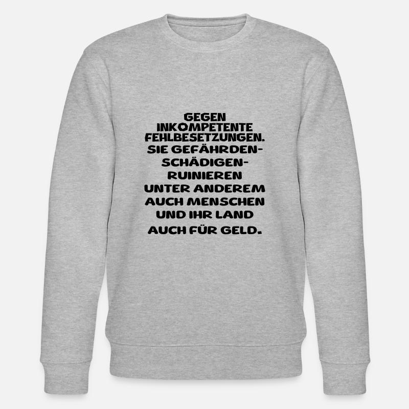 Fehlbesetzungen - Stanley/Stella Unisex Bio-Sweatshirt CHANGER  - Grau meliert