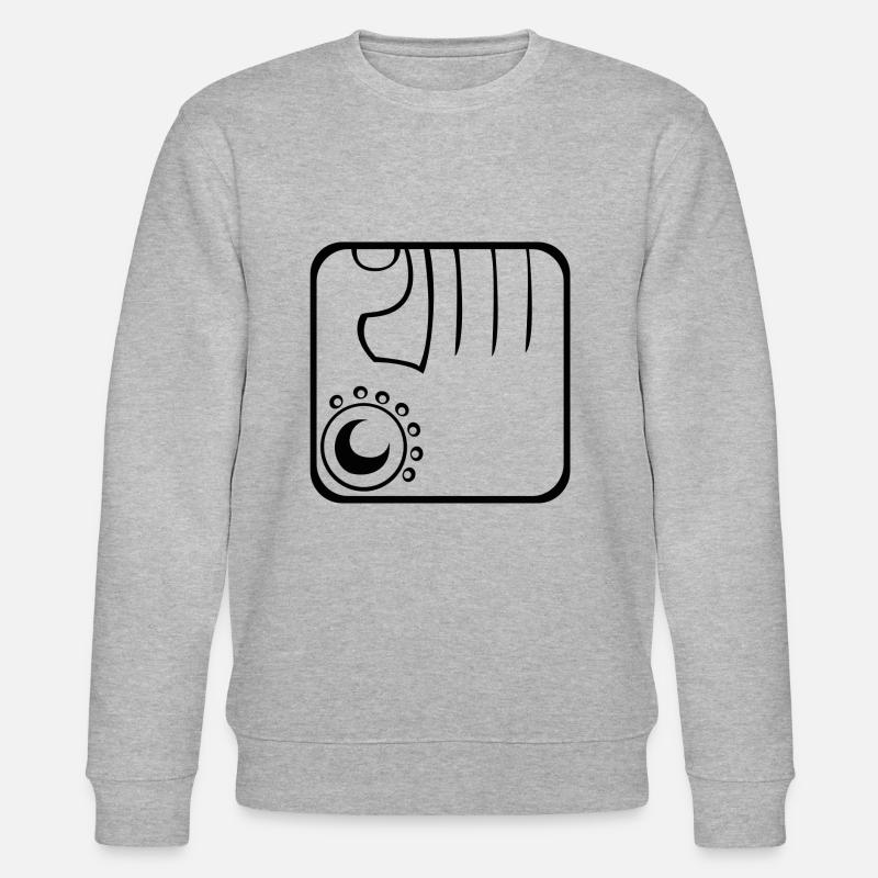 7 Kin Maya Haupt-BLK - Stanley/Stella Unisex Bio-Sweatshirt CHANGER  - Grau meliert