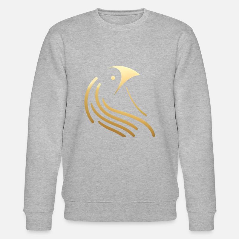 Kitesurfen - Stanley/Stella Unisex Bio-Sweatshirt CHANGER  - Grau meliert