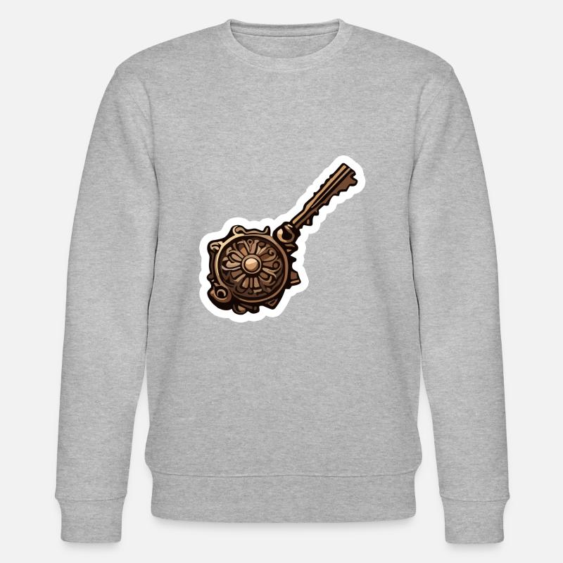 Clé / Serrure / Verrouillé / Sécurité - Sweat bio CHANGER Stanley/Stella Unisexe - gris chiné