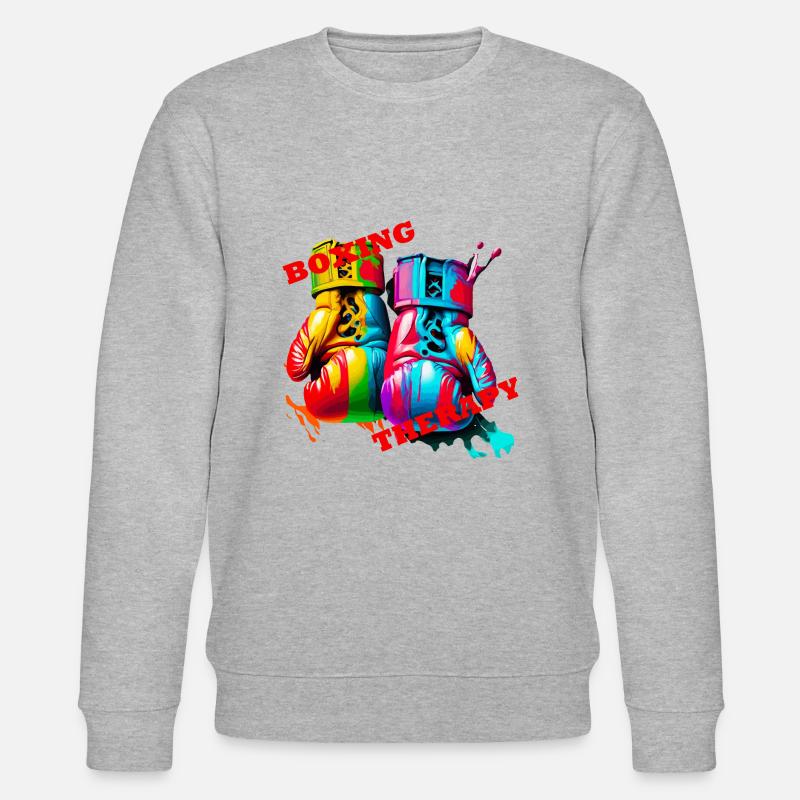 Box-Therapie - Stanley/Stella Unisex Bio-Sweatshirt CHANGER  - Grau meliert