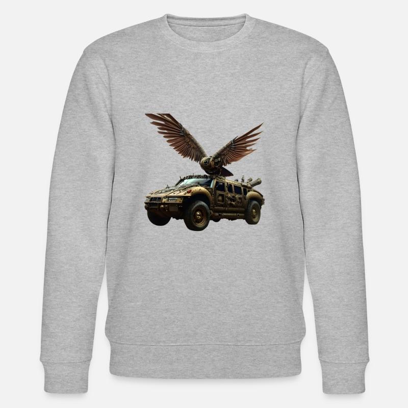 Fly Away - Stanley/Stella Unisex Bio-Sweatshirt CHANGER  - Grau meliert
